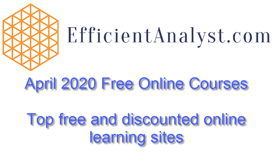 April 2020 Free Online Courses